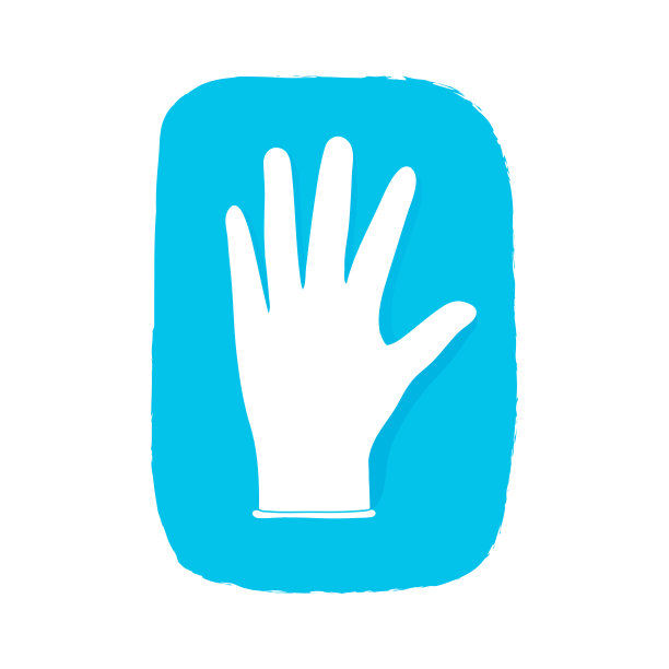 医用手套手绘，涂鸦和矢量插图图标集图片下载