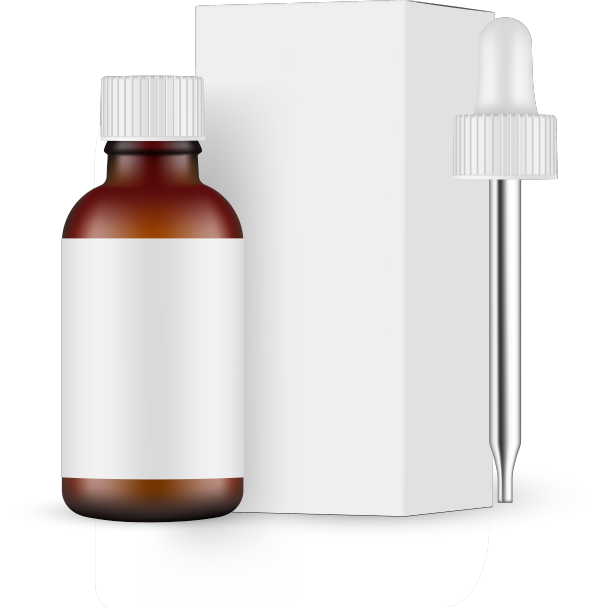 香精油瓶、滴管和香精油盒图片下载