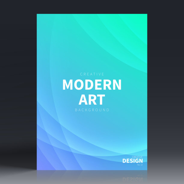 宣传册模板布局，蓝色封面设计，企业年度报告，传单，杂志图片下载