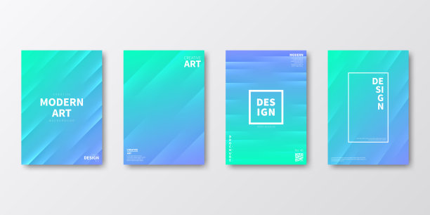 宣传册模板布局，蓝色封面设计，企业年度报告，传单，杂志图片下载