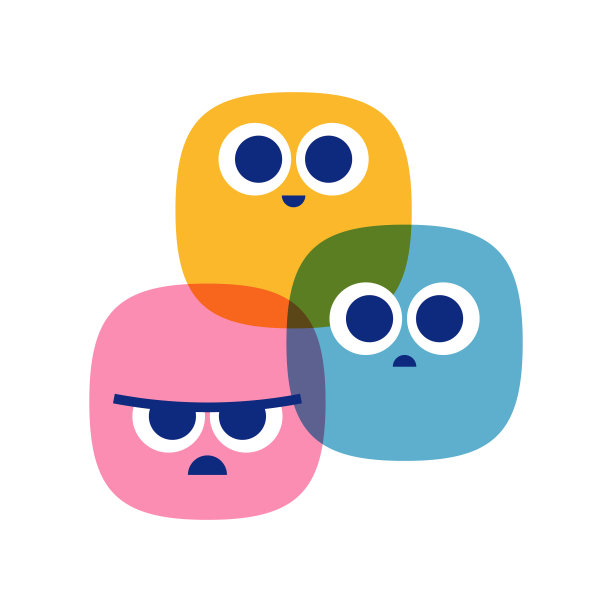 表情符号表示心理健康和幸福图片下载