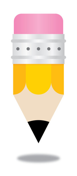 铅笔与影子图片下载