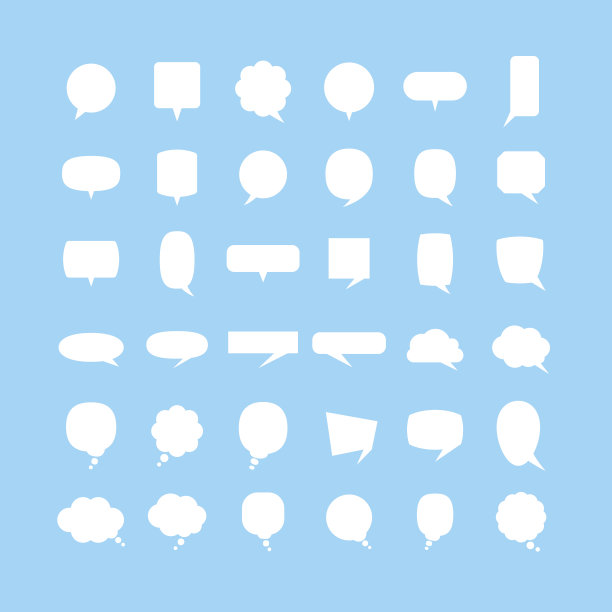 气泡图标图片下载