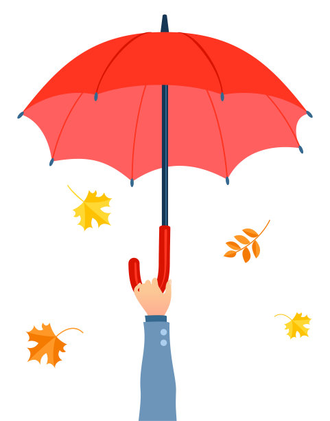 拿着雨伞的人的手图片下载