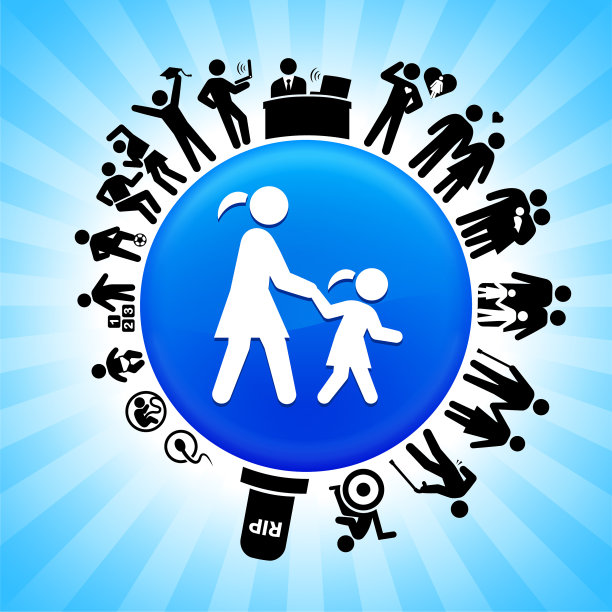 母亲和女儿生命周期阶段的生活背景图片下载