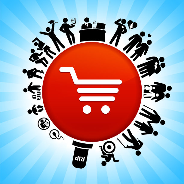 购物车生命周期阶段的生活背景图片下载