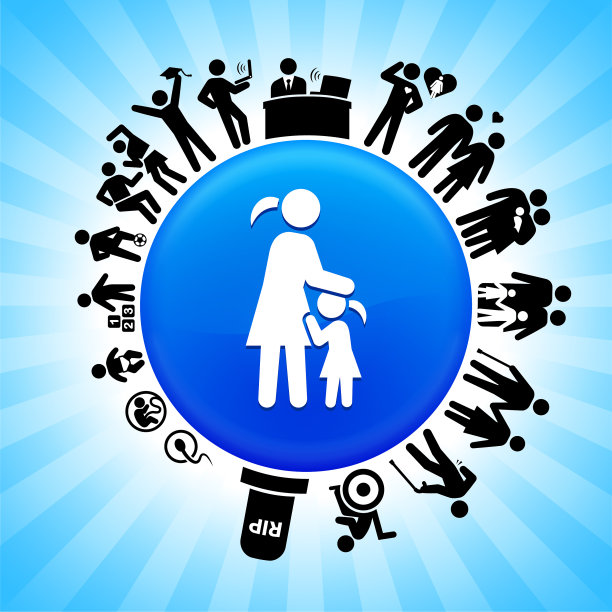 母亲和女儿生命周期阶段的生活背景图片下载