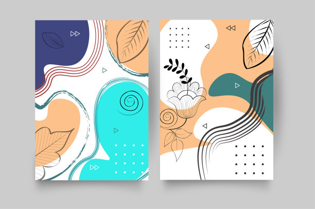 一套抽象创意艺术模板，时尚抽象通用模板促销。能够使用社交媒体的帖子，故事，移动应用程序，横幅设计，网络或互联网广告图片下载