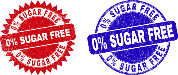 零折扣无糖圆形及玫瑰图案邮票图片下载