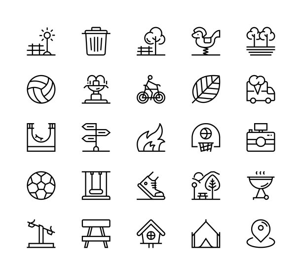 公园的图标图片下载