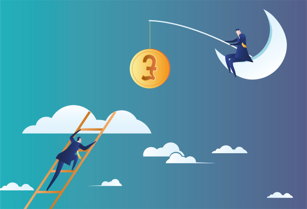 商人用金钱诱惑他人图片下载