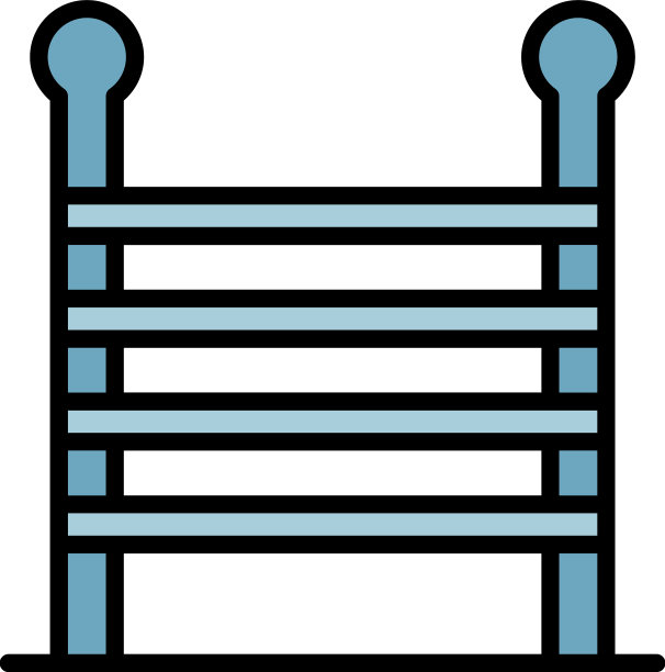 木梯图标颜色轮廓图片下载