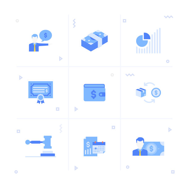 财富管理图标集图片下载