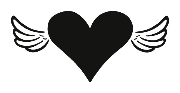 长着翅膀的心图片下载