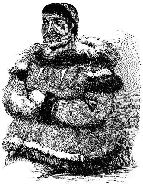 穿着传统服装的阿拉斯加阿留申人——19世纪图片下载