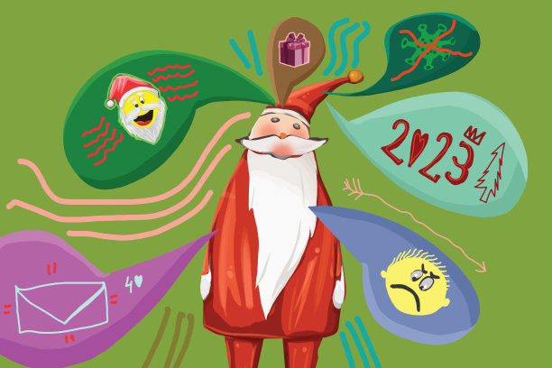 圣诞老人困惑图片下载