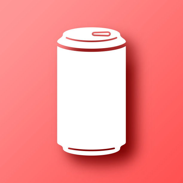 可以。图标在红色背景与阴影图片下载