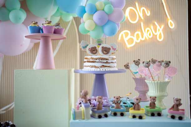 性别揭秘派对装饰图片下载