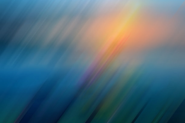 橙蓝色运动模糊图形设计背景。图片下载