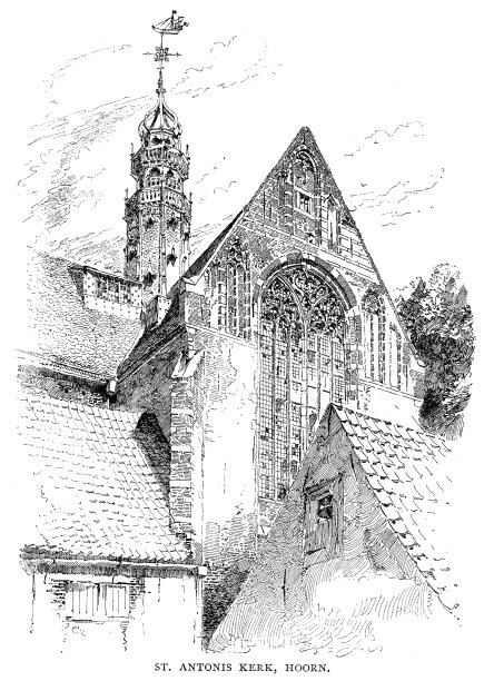 圣安东尼斯科克在霍恩，荷兰图片下载