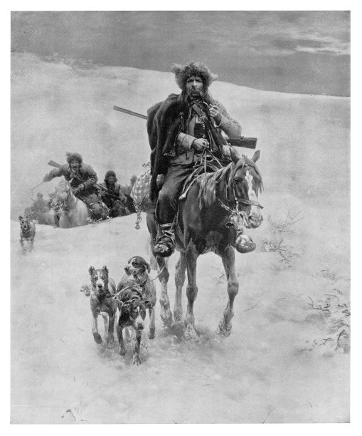 冬天打猎图片下载