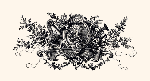 音乐符号:设计元素(XXXL带有很多细节)图片下载