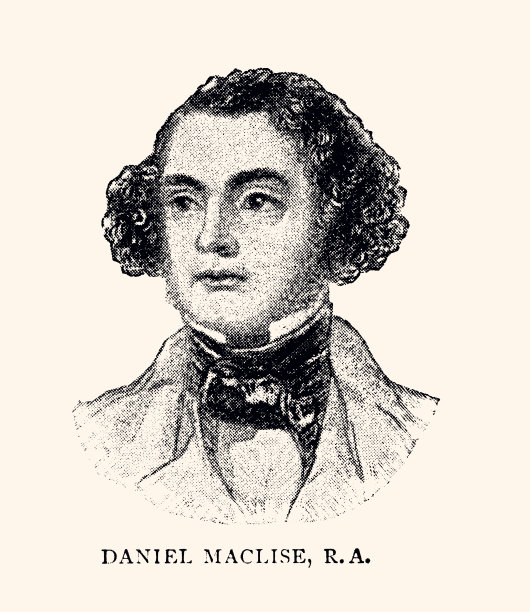 丹尼尔麦克利斯:爱尔兰历史画家和插画家。(XXXL，细节较多)图片下载