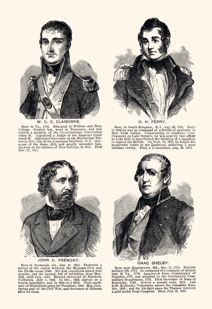 4位著名的美国男人(XXXL有很多细节)图片下载