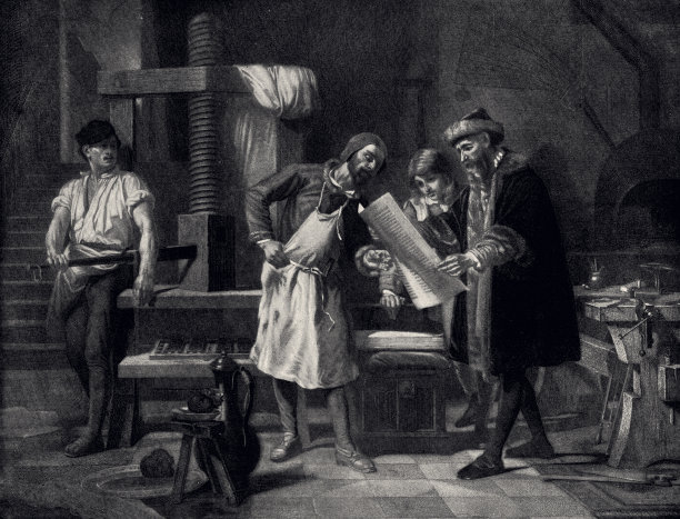 古腾堡的发明- xxxl有很多细节-图片下载