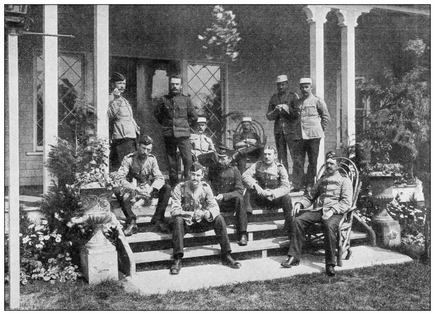 来自英国杂志的古董图片:比斯利的加拿大队图片下载