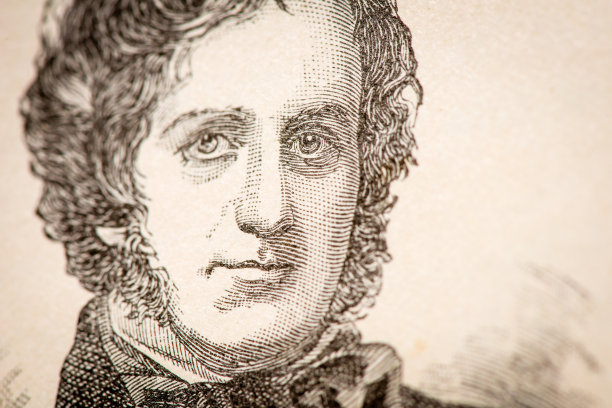 过去著名作家的肖像:唐纳德·米切尔图片下载