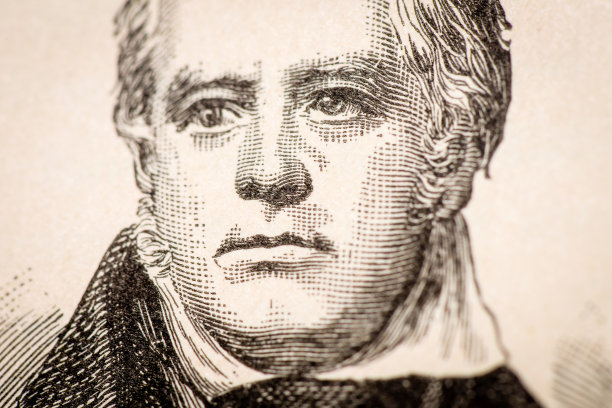 过去著名作家的肖像:沃尔特·斯科特图片下载