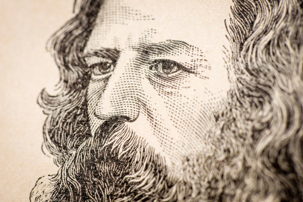 过去著名作家的肖像:阿尔弗雷德·丁尼生图片下载