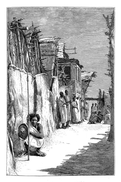 索马里兰Berbera的一条街道图片下载