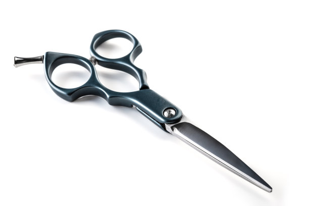 剪头发用的剪刀。给理发师。专业剪刀理发孤立的白色背景图片下载