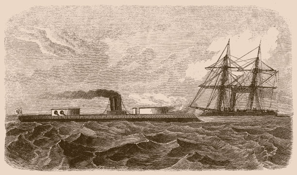 两艘新的普鲁士战舰图片下载