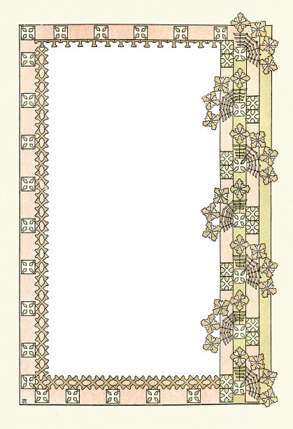 新艺术风格的边框设计，19世纪，维多利亚，19世纪90年代，19世纪图片下载