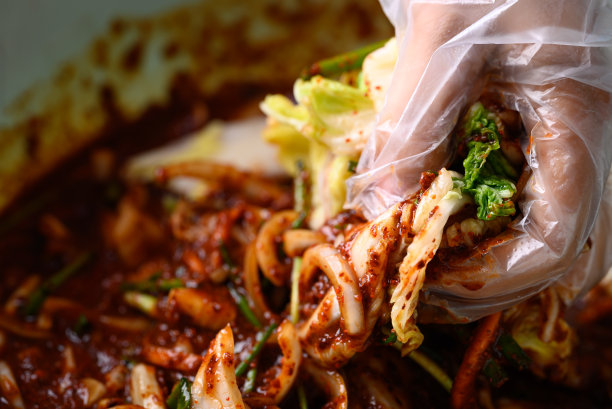 韩式料理，泡菜白菜手煮，自制发酵小菜图片下载