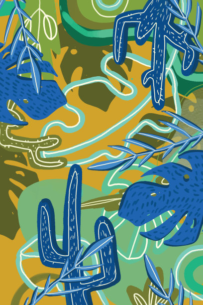 热带有机抽象图片下载