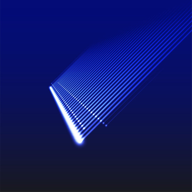 摘要蓝色排列纤维技术的图案背景图片下载