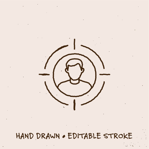 用可编辑的笔触选择你的职业图标图片下载