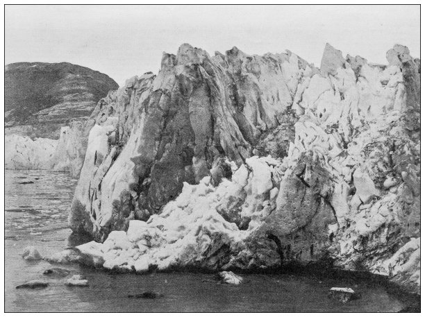 古董图片:阿拉斯加穆尔冰川图片下载