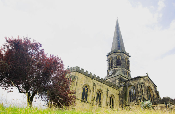 德比郡贝克维尔的众圣教堂。图片下载