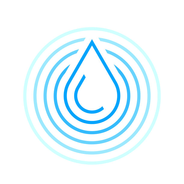 玻尿酸矢量图标标志徽章概念设计图片下载