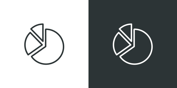 饼图图标矢量图片下载