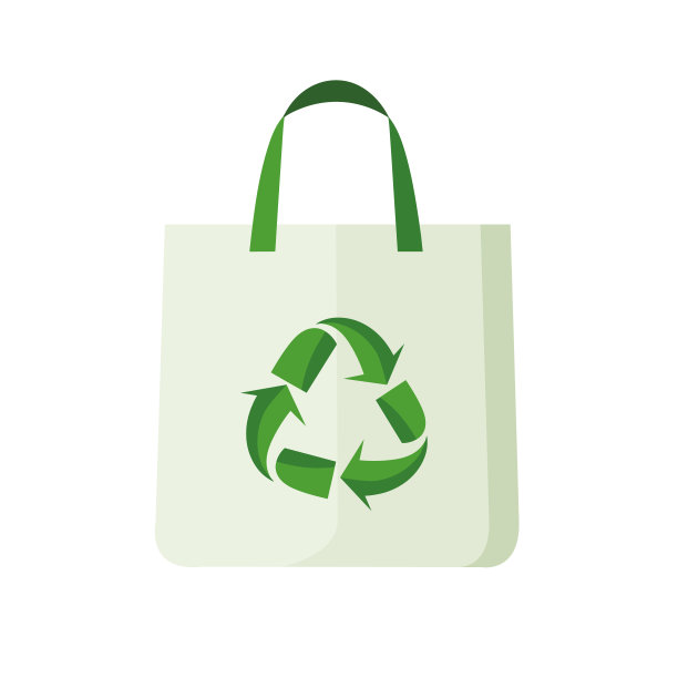 环保袋孤立在白色背景。环保布料布袋手提袋。图片下载