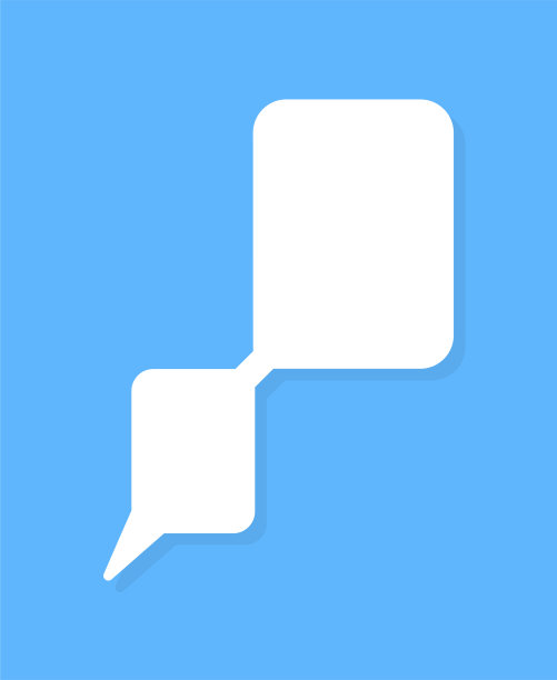 语音气泡矢量元素，文本气球，矢量图标。图片下载