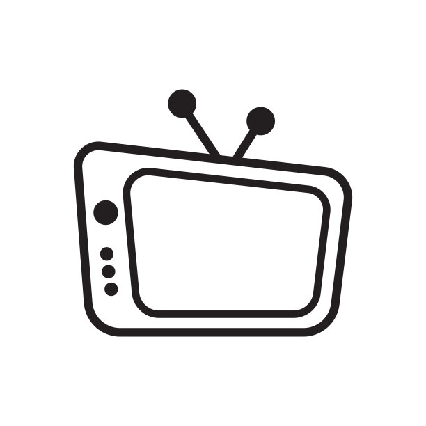 电视图标设计矢量模板图片下载