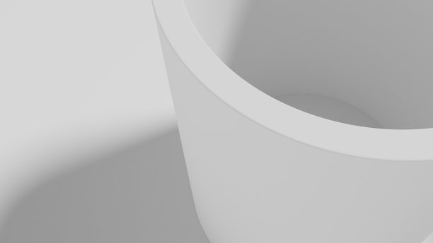 圆筒筒在白色背景边缘图片下载