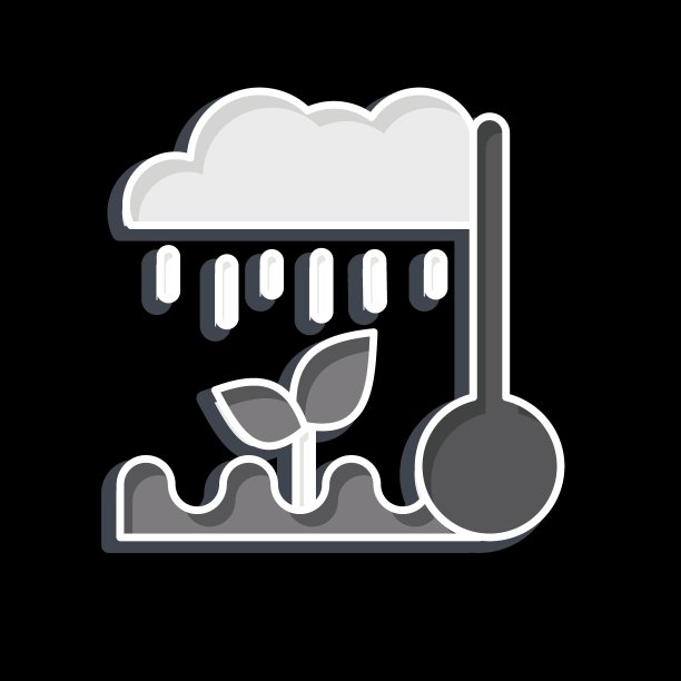 图标的气候。与农业有关的符号。光滑的风格。简单的设计可编辑。简单的说明图片下载